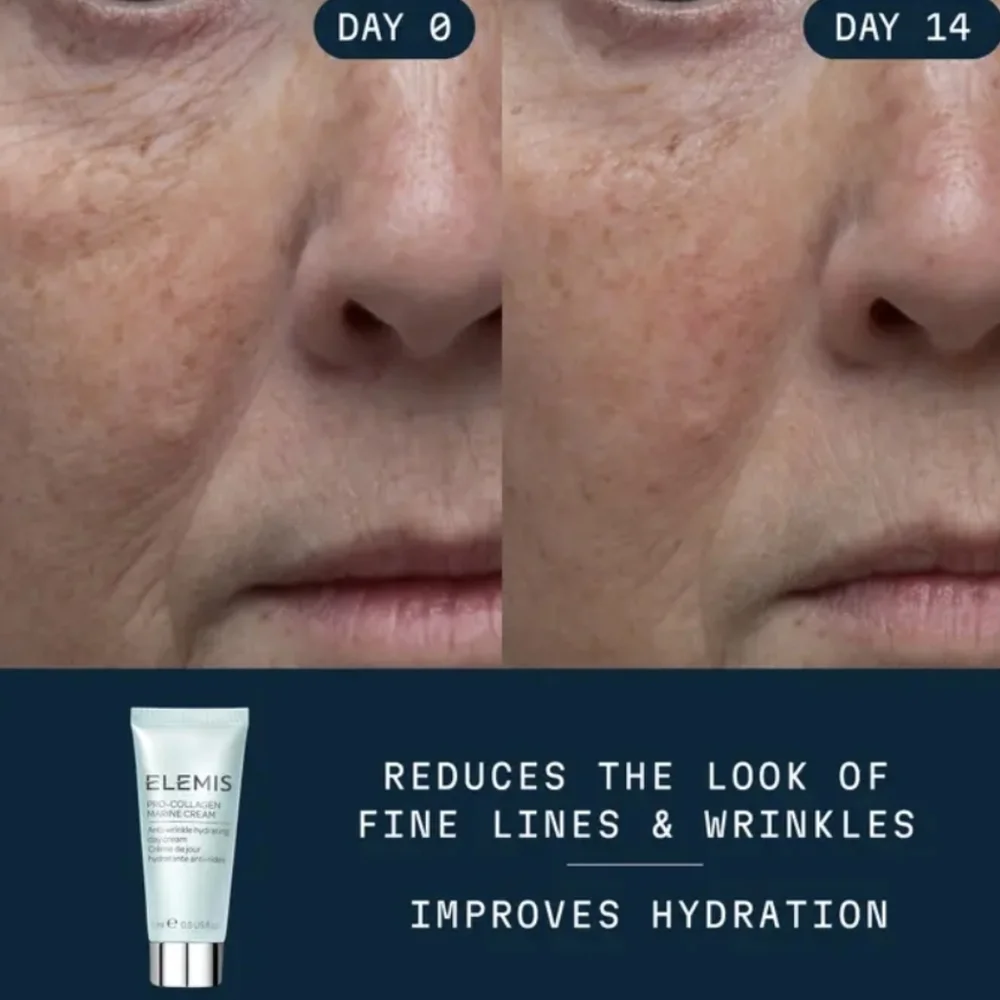 Elemis Pro-Collagen Marine Cream, Anti-wrinkle Hydrating Day Cream, 15ml, New - Picture 5 of 9